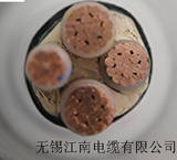 江南电缆 四芯低烟无卤阻燃B级交联电缆WDZB-YJV3x70+1x35平方