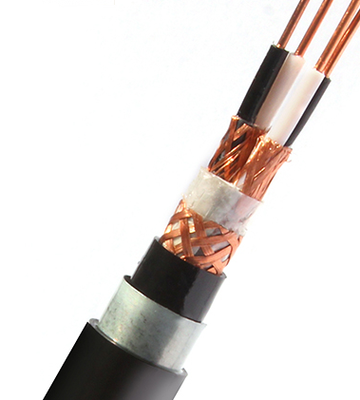 无锡江南电缆铜芯聚乙烯绝缘聚氯乙烯护套铜丝编织分屏蔽电子计算机电缆DJYPVP22--2X2X1.5